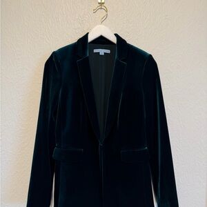 ANTONIO MELANI Dark Green Velvet Blazer